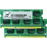G.Skill SO-DIMM 8 GB DDR3-1600 (2x 4 GB) Dual-Kit, Arbeitsspeicher F3-1600C9D-8GSL