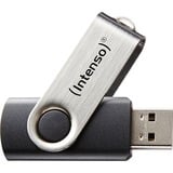 Intenso Basic Line 64 GB, USB-Stick silber/schwarz, USB-A 2.0