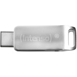 Intenso cMOBILE LINE 64 GB, USB-Stick silber, USB-A 3.2 Gen 1, USB-C 3.2 Gen 1
