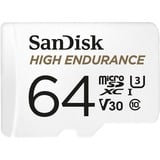 SanDisk 64GB High Endurance, Speicherkarte weiß, UHS-I U3, Class 10, V30