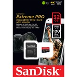 SanDisk Extreme PRO microSDHC 32 GB, Speicherkarte UHS-I U3, Class 10, V30, A1
