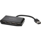 Kensington USB 3.0 4-Port Hub, USB-Hub schwarz, 4x USB 3.0 Typ-A