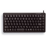 CHERRY Compact-Keyboard G84-4100, Tastatur schwarz, US-Layout, Cherry Mechanisch