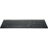 Kensington Advance Fit flache kabellose Tastatur schwarz, UK-Layout
