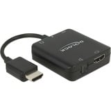 Adapter HDMI Stecker > HDMI + TOSLINK S/PDIF + 3,5mm Klinkenbuchse