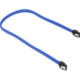 Sharkoon Sata III Kabel sleeve blau, 45 cm