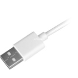 Sharkoon USB 2.0 Kabel, USB-A Stecker > USB-C Stecker weiß, 1,5 Meter