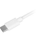 Sharkoon USB 2.0 Kabel, USB-A Stecker > USB-C Stecker weiß, 1,5 Meter