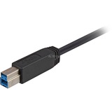 Sharkoon USB 3.2 Gen 1 Kabel, USB-A Stecker > USB-B Stecker schwarz, 2 Meter