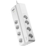 APC Essential SurgeArrest PM8-GR, 8-fach, Steckdosenleiste weiß, 2 Meter Kabel, Überspannungsschutz, Schalter
