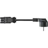 Bachmann Gerätezuleitung Kabel, Schutzkontakt > GST18i3 schwarz, 5 Meter, für Steckdosenleisten