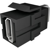 Bachmann HDMI 2.0 Kupplung, Keystone Modul schwarz