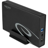 DeLOCK Externes Gehäuse für 3.5″ SATA HDD mit SuperSpeed USB (USB 3.2 Gen 1), Laufwerksgehäuse schwarz
