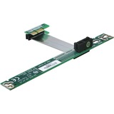 DeLOCK Riser Karte PCI Express x1, Riser Card mit flexiblem Kabel 7 cm