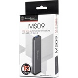SilverStone SST-MS09C USB 3.1, Laufwerksgehäuse dunkelgrau