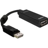 DeLOCK Adapter DP-Stecker auf HDMI-Buchse schwarz, 12,5 cm, Lite Retail