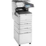 OKI MC883dnct, Multifunktionsdrucker grau/anthrazit, USB, LAN, Scan, Kopie, Fax