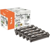 Peach Toner Spar Pack Plus 111855 kompatibel zu HP CB540, CB541, CB542, CB543