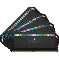 Corsair DIMM 64 GB DDR5-5600 (4x 16 GB) Quad-Kit, Arbeitsspeicher schwarz, CMT64GX5M4B5600C36, Dominator Platinium, INTEL XMP
