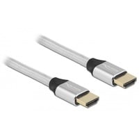 DeLOCK Ultra High Speed HDMI-Kabel 48 Gbps 8K 60Hz silber, 3 Meter
