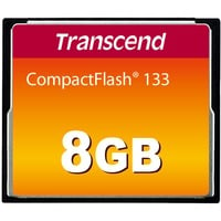 Transcend CompactFlash 133 8 GB, Speicherkarte schwarz, UDMA 4