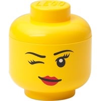 Room Copenhagen LEGO Storage Head "Whinky", mini, Aufbewahrungsbox gelb