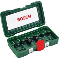 Bosch Wolfram-Carbide-Fräser-Set, 6-teilig 6mm-Schaft