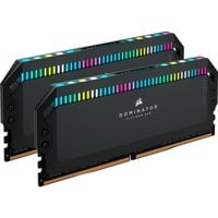 Corsair DIMM 64 GB DDR5-6800 (2x 32 GB) Dual-Kit, Arbeitsspeicher schwarz, CMT64GX5M2B6800C40, Dominator Platinum RGB, INTEL XMP