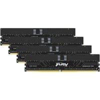 Kingston FURY DIMM 128 GB DDR5-6400 (4x 32 GB) Quad-Kit, Arbeitsspeicher schwarz, KF564R32RBK4-128, Renegade Pro, INTEL XMP