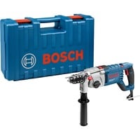 Bosch Schlagbohrschrauber GSB 162-2 RE Professional, Schlagbohrmaschine blau, 1.500 Watt, Koffer