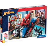 Clementoni Supercolor Maxi - Marvel-Spiderman, Puzzle 104 Teile