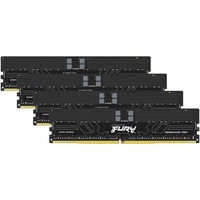 Kingston FURY DIMM 128 GB DDR5-6000 (4x 32 GB) Quad-Kit, Arbeitsspeicher schwarz, KF560R32RBEK4-128, Renegade Pro, INTEL XMP, AMD EXPO