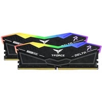 Team Group DIMM 64 GB DDR5-6000 (2x 32 GB) Dual-Kit, Arbeitsspeicher schwarz, FF3D564G6000HC38ADC01, Delta RGB, INTEL XMP