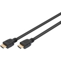 Digitus HDMI Ultra High Speed Anschlusskabel, mit Ethernet, UHD 8K schwarz, 5 Meter