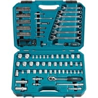 Makita Handwerkzeug-Set E-06616, 120-teilig inkl. Umschalt-Knarre 3/8", Koffer