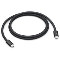 Apple Thunderbolt 4 Pro Kabel schwarz, 1 Meter, gesleevt