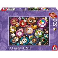 Schmidt Spiele Kätzchen à la Latte Art, Puzzle 500 Teile