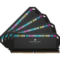 Corsair DIMM 64 GB DDR5-6600 (4x 16 GB) Quad-Kit, Arbeitsspeicher schwarz, CMT64GX5M4B6600C32, Dominator Platinum RGB, INTEL XMP