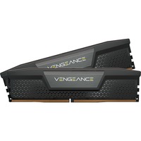 Corsair DIMM 16 GB DDR5-5200 (2x 8 GB) Dual-Kit, Arbeitsspeicher schwarz, CMK16GX5M2B5200C40, Vengeance