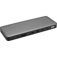 Kensington SD5760T, Dockingstation silber/schwarz, Thunderbolt 4, USB-C, USB-A, HDMI, PD