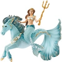 Schleich Bayala Meerjungfrau-Eyela auf Unterwasserpferd, Spielfigur 