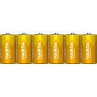 Varta Longlife, Batterie 6 Stück, C