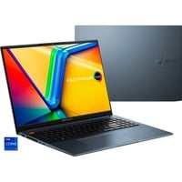 ASUS Vivobook Pro 16 OLED (K6602VU-MX127X), Notebook blau, Windows 11 Pro 64-Bit, 40.6 cm (16 Zoll) & 120 Hz Display, 1 TB SSD