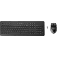 HP Wireless Rechargeable 950MK Maus und Tastatur, Desktop-Set schwarz, DE-Layout, Scissor-Switch