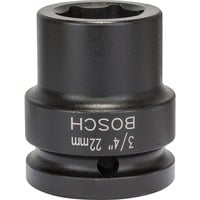 Bosch Steckschlüssel SW22, 3/4" schwarz, Impact Control