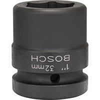 Bosch Steckschlüssel SW32, 1" schwarz, Impact Control