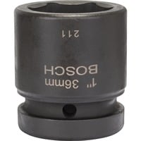 Bosch Steckschlüssel SW36, 1" schwarz, Impact Control
