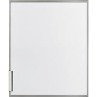 Bosch Türfront mit Alu-Dekorrahmen KFZ10AX0, Türverkleidung weiß/silber