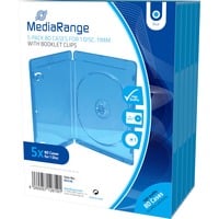 MediaRange BD Videobox Retail-Pack Single 5St, Schutzhülle Retail