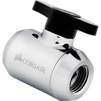 Corsair XF Ball Valve, Ventil chrom, kompatibel mit CORSAIR XF Fittings